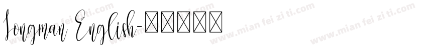 Longman English字体转换